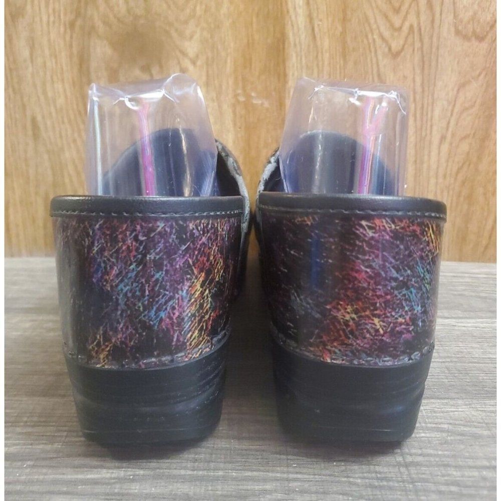 Dansko Professional Colorful Scribble Clogs Women… - image 4